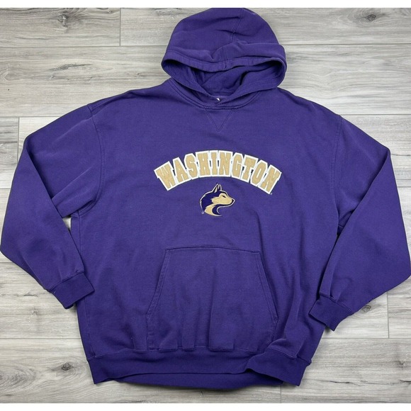 Champion Other - Vintage UW Washington Huskies NCAA Hoodie Purple Men’s XL Embroidered